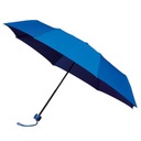 Классический синий складной зонт.