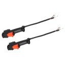 2 PIÈCES COMMUTATEUR CONTREVENTEMENT I ENSEMBLE CÂBLES PAPILLON DES GAZ POUR STIHL FS75 FS80 FS85photo 9