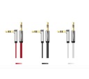 Plochý kábel audio kábel AUX 3.5 mm mini jack 5m strieborný EAN (GTIN) 6957303817290