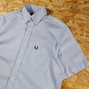 Košeľa s krátkym rukávom FRED PERRY Pánska modrá S Veľkosť S