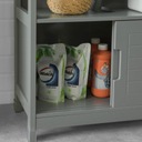 FRG128-SG skrinka pod umývadlo, kúpeľňový nábytok, kúpeľňová skrinka s po Značka SoBuy