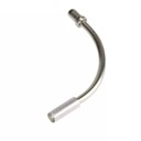 Передняя тормозная трубка V-Brake, серебристая.