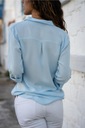Elegantná Chiffonová Dámska Košeľa S Výstrihom V S-7XL Pohodlie Veľa Farby Dominujúci vzor bez vzoru