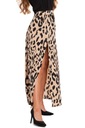 Женская леопардовая длинная юбка-макси с разрезом, модная воздушная MORAJ XL