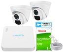 Домашний IP-мониторинг PoE 2 приложения FullHD Uniarch