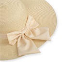 Женская соломенная шляпа на лето с большими полями, летняя волнистая, пастельная