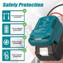 EID КОМПЛЕКТ ADAPTEROW DO AKUMULATOROW 18V КАБЕЛЬ 11AWG BOOSTER АВТО  (18371788397) фото min 9