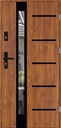 ПОЛЬСКИЕ НАРУЖНЫЕ ДВЕРИ INOX4ZD5 ЧЕРНЫЕ 55MM 80CM