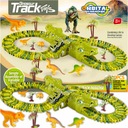 Мега-гоночная трасса «Парк динозавров» Волшебная трасса с 169 элементами + автомобиль