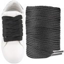 Szerokie grube sznurówki CZARNE do butów Campusy 15mm płaskie Sulpo 120 cm