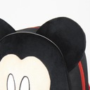 Batoh Mickey Mouse Plyš Detský batoh pre predškoláka Čierny Mickey Šírka produktu 26 cm