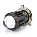 Светодиодная лазерная лампа H4, 9 В-85 В, 8000 лм, 6000 К, линза для мотоцикла, квадроцикл с радиатором