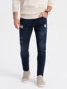 Pánske džínsové nohavice SKINNY FIT ci ni P1060 XL Zapínanie zips