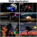 4X WIRELESS HEADLIGHT STROBOSKOPY Z CONSOLE STURDY 8 COLORS LED WARNINGS  photo 9