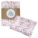 Pielucha Bambusowa Otulacz Kocyk Bambusowy 120x120