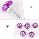 20 PIECES MOCNYCH BOLTS MOCUJACYCH DO MOTORCYCLES W COLORS FIOLETOWYM, WYKONANYCH Z ALUMINUM  photo 10
