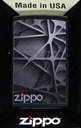 ЗАЖИГАЛКА ZIPPO ЧЕРНАЯ АБСТРАКТНЫЙ ДИЗАЙН