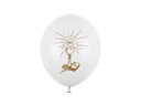 Воздушные шары с конфетти, золотыми украшениями, украшениями для причастия, подставка в стиле бохо для первого причастия