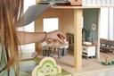 Eichhorn Drevený obojstranný domček pre bábiky Výška produktu 1 cm
