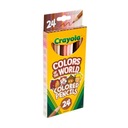 Ceruzkové ceruzky pre deti Crayola 24 farieb Colors Of The World Kód výrobcu 68-4607
