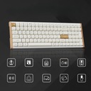 Keychron K4 HE Bezdrôtová magnetická klávesnica Nebula K4H-Q1 Rozhranie Bluetooth USB USB (Radio 2.4 GHz)