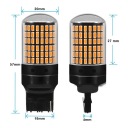ЛАМПОЧКА СВЕТОДИОДНЫЕ 144 SMD 4014 W21W WY21W 7440 T20 CANBUS США POMARANCZOWA  фото 13