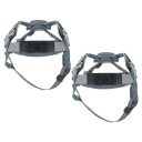 2 SZT. WYTRZYMALE, ODDYCHAJACE LINERS DO HELMET BUDOWLANEGO GRAY COLOR ACCESSORY DO KASKOW  photo 5