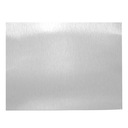 Лист алюминия матового серебристого цвета, 20 x 30 см.