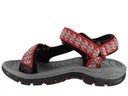 Campus Detské sandále Orko Junior červené na suchý zips 28 Veľkosť (new) 28