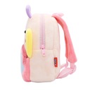 Плюшевый детский рюкзак для дошкольника, девочки 3-4 лет.