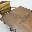 Antyk rozkładany stół 4 krzesła 2 fotele ludwik - warrings PO RENOWACJI Materiał dominujący drewno