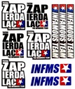 НАБОР НАКЛЕЙКОВ ДЛЯ ТЮНИНГА МОТОЦИКЛОВ «ПЕСЧАЛЬНО ИЗВЕСТНЫЙ» (10 ШТ.)