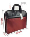Мужская деловая сумка-портфель красного цвета