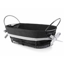 МЕТАЛЛИЧЕСКАЯ КОРЗИНКА ДЛЯ ХЛЕБА, ХЛЕБ С САЛФЕТКОЙ