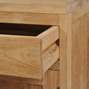 vidaXL Nočný stolík, masívne teakové drevo, 40 x 30 x 50 cm Výška nábytku 50 cm