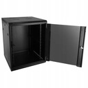 Подвесной шкаф LAN RACK 19'' 15U 450мм черный GTS