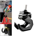 ALUMINUM STOP MOTORCYCLE SCOOTER TRUNK FASTENERS NA HELMET BUTELKA SILVER  photo 5