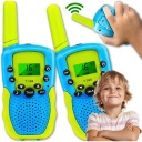 РАЦИЯ ДЛЯ ДЕТЕЙ НА КОРОТКОВОЛНОВОЙ ПУТЕШЕСТВИИ, ЖК-ДИСПЛЕЙ, ДЕЙСТВИЕ 3 КМ, 2 ШТ.