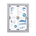 Витрина Информационная доска 4хА4 - НАРУЖНАЯ