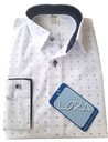 Рубашка деловая для мальчика, белая, с длинными рукавами, размер 128.