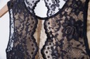 Lisa Jayne Dann šaty mini 38/40 M/L čipka Výstrih odhalený chrbát