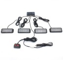 HEADLIGHTS WARNINGS STROBOSKOPOWE 12 LED MIGAJACE EMERGENCY 12V 24V 4 PIECES  photo 12