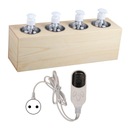 НАГРЕВАТЕЛЬ МАССАЖНОГО МАСЛА С 4 ОДНЫМИ БУТЫЛКАМИ