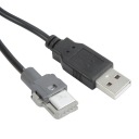 АДАПТЕР КАБЕЛЯ АУДІО AUX IN USB ПІДХОДИТЬ DO PEUGEOT 307 407 308 408 508 6A  (18206351995) фото min 7