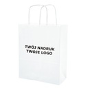 TORBA PAPIEROWA EKO BIAŁA A5 Z TWOIM LOGO 100 szt.
