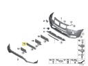 SUPPORT CADRE DE PLAQUE D'IMMATRICULATION BMW X3 F25 06 2009 08 2017 ORIGINALphoto 6