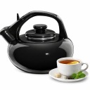 FORCHETTO Эмалированный чайник LUNA NERO 2,5 л черный