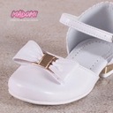 Польские туфли для причастия для девочек, белые туфли для причастия OM672-39
