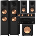 КЛИПШ R-800F + R-60M + R-30C + R-121SW ONKYO TX-RZ30 DTS:X Atmos IMAX 8K