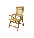 Terasový nábytok agátové drevo set Ascot so skladacími stoličkami komplety Hlavný materiál drevo